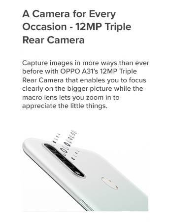 A Camera for Every Occasion - 12MP Triple Rear Camera