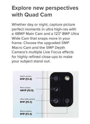 Explore new perspectives with Quad Cam