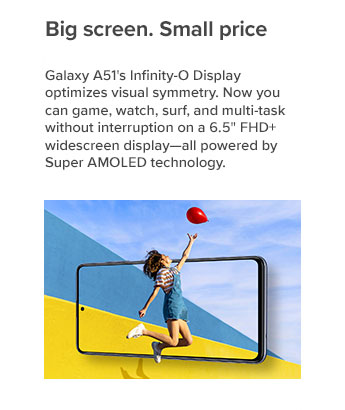Big screen. Small price.