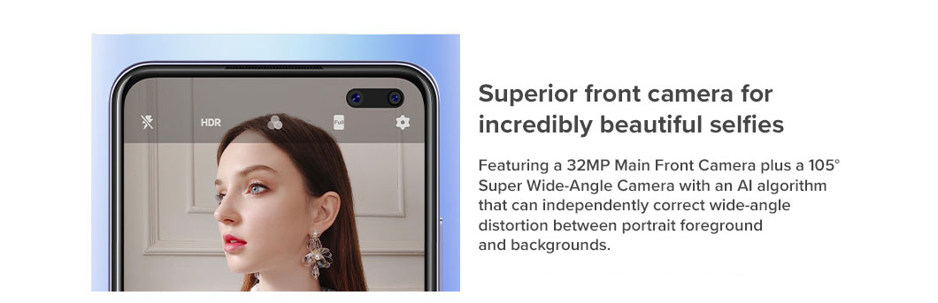Superior front camera