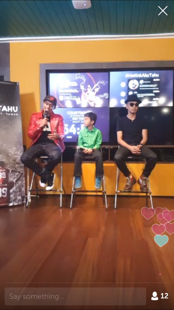 Satu rakaman skrin sesi Q & A Altimet di Periscope