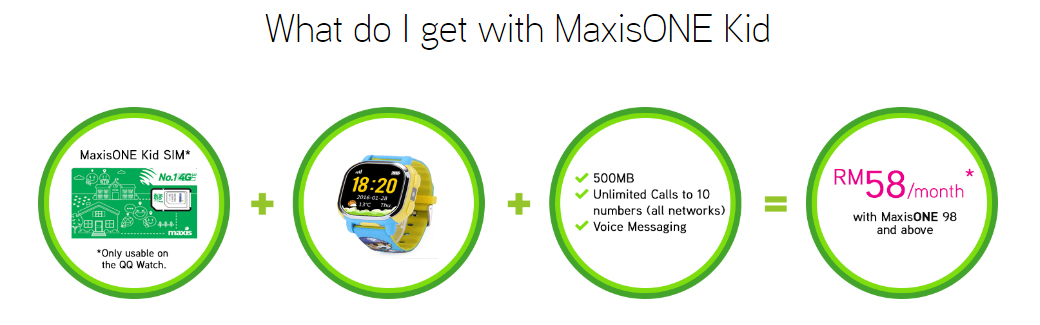 Maxis kid smart best sale watch