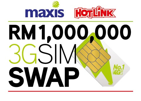 Maxis RM1,000000 Sim Swap