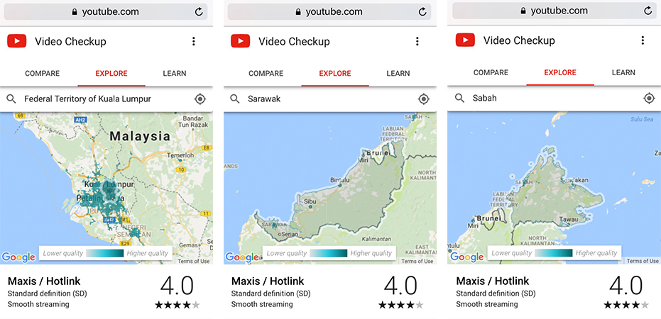 TThe results for Maxis' network performace showed clear leadship across te country