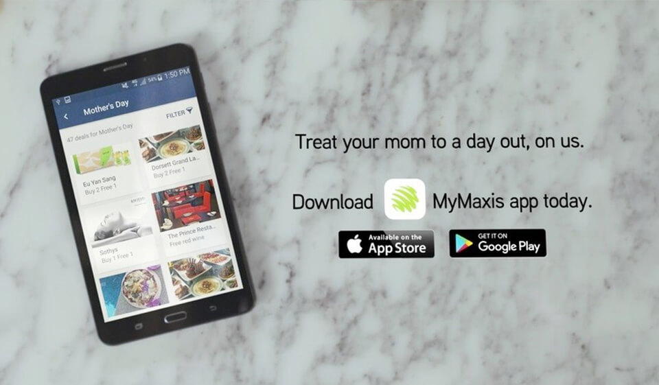 download the MyMaxis app today