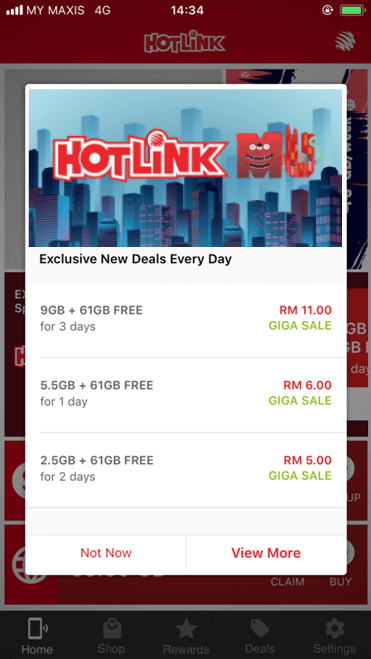 hotlink mu giga sale