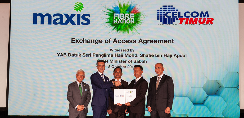 Maxis dan Celcom Timur (Sabah) Sdn. Bhd. (CT Sabah) akan bekerjasama untuk menyediakan akses lebih luas kepada kesalinghubungan fiber kepada rakyat dan perniagaan di Sabah melalui penyediaan Perkhidmatan Rangkaian Jalur Lebar Berkelajuan Tinggi (HSBB).