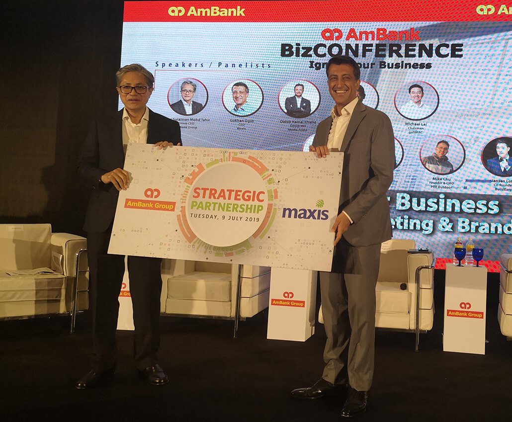 AmBank and Maxis collaborate to launch joint financial and digital solutions initiatives for SMEs