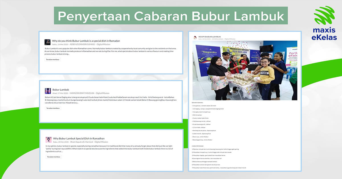 eKelas : Bubur Lambuk