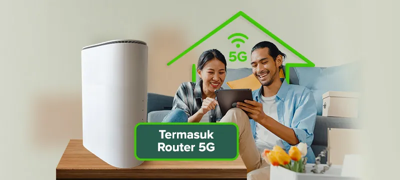 Experience home WiFi with 5G speed today