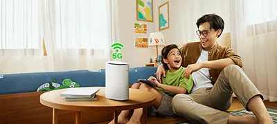 Experience home WiFi with 5G speed today