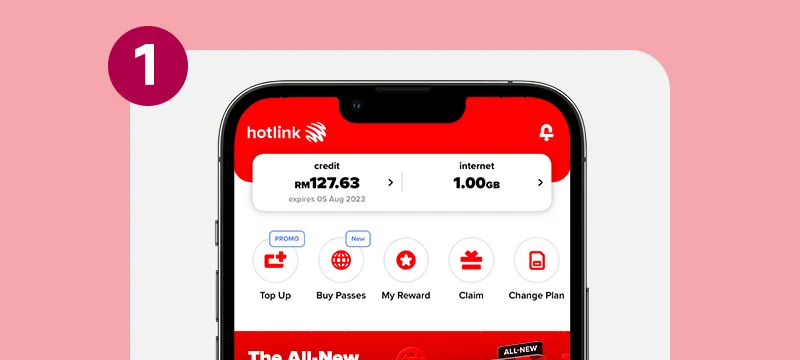 Step 1: If you are an existing user of an old plan, head on over to the Hotlink app to upgrade.