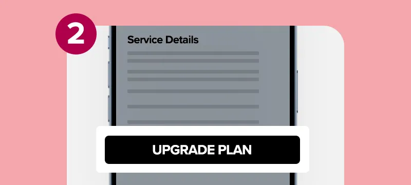 Step 2: Tap on 'Upgrade Plan'.
