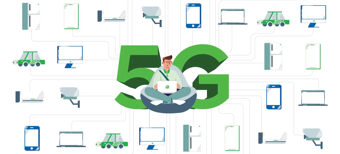 How many more devices can 5G connect? 