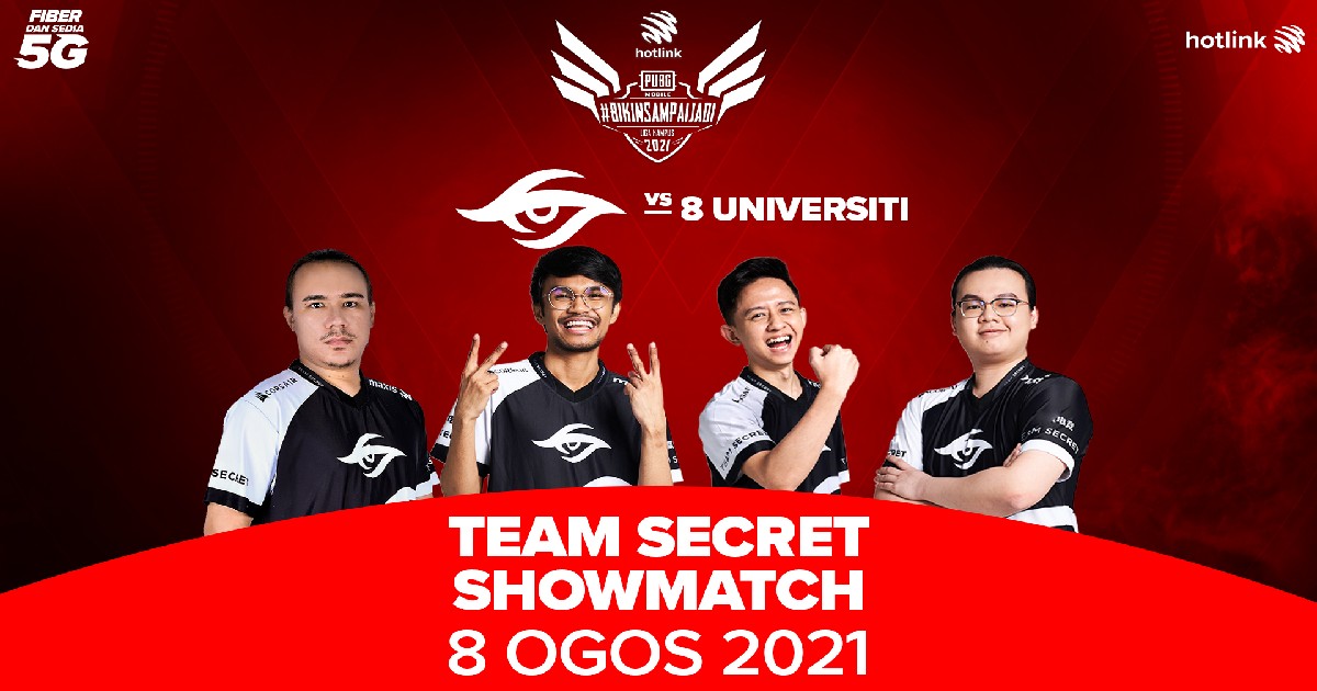 Gaming fans can catch Hotlink’s virtual eSports tournament live with Team Secret and win prizes