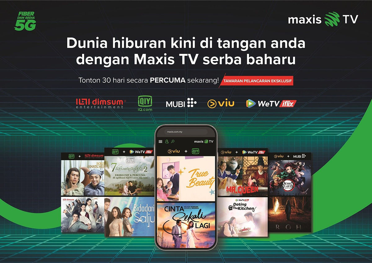 All-new Maxis TV unveils first-in-market OTT bundles for total control over your entertainment experience