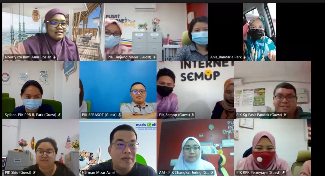 The onboarding session conducted via Zoom attended by the PIK Managers and their assistants