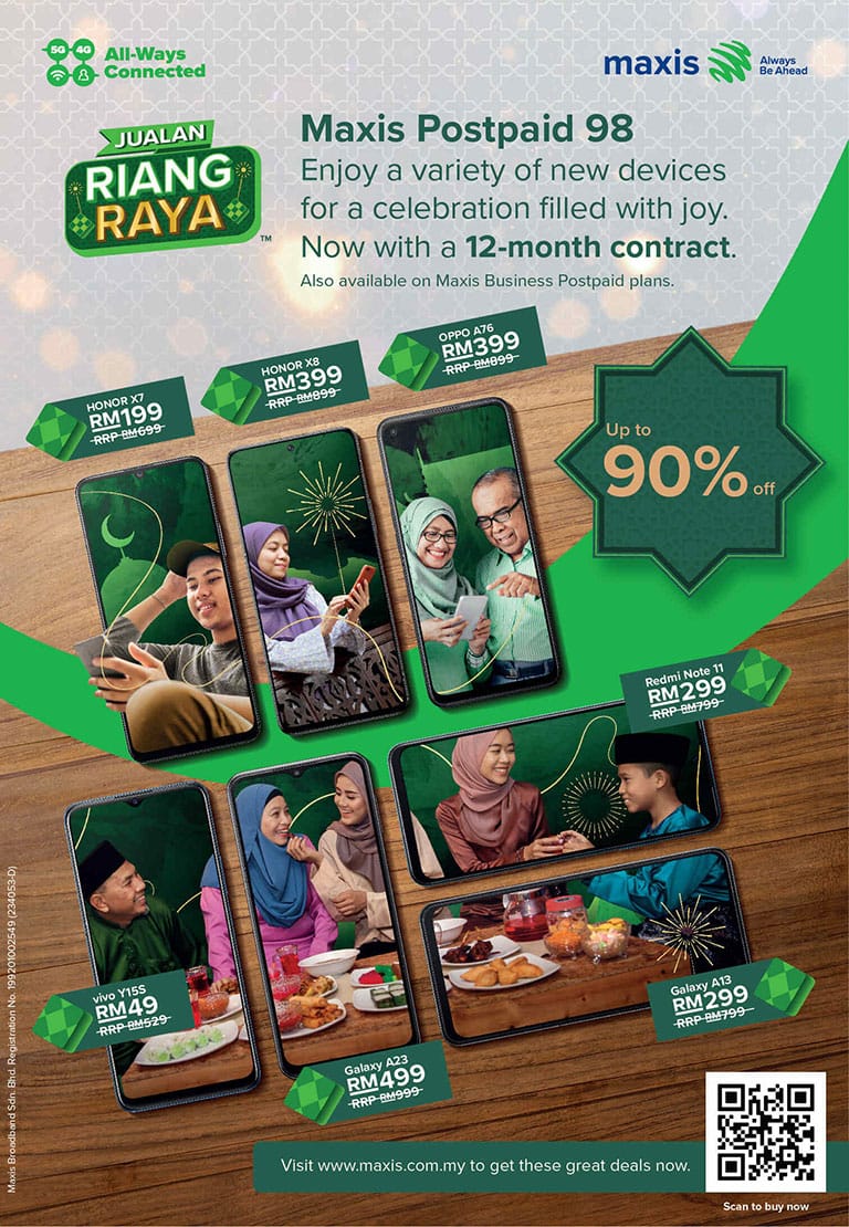Riang Raya - Maxis Postpaid 98