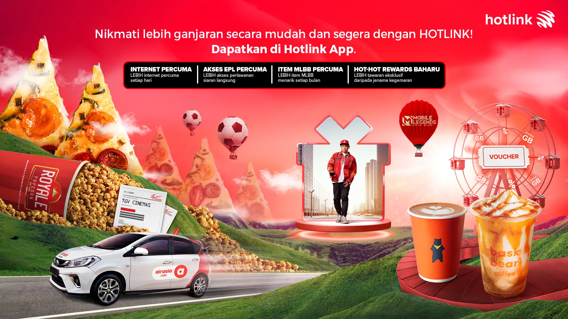 Hotlink perkenalkan ganjaran yang lebih menarik dan faedah eksklusif dengan tawaran rakan kongsi baharu