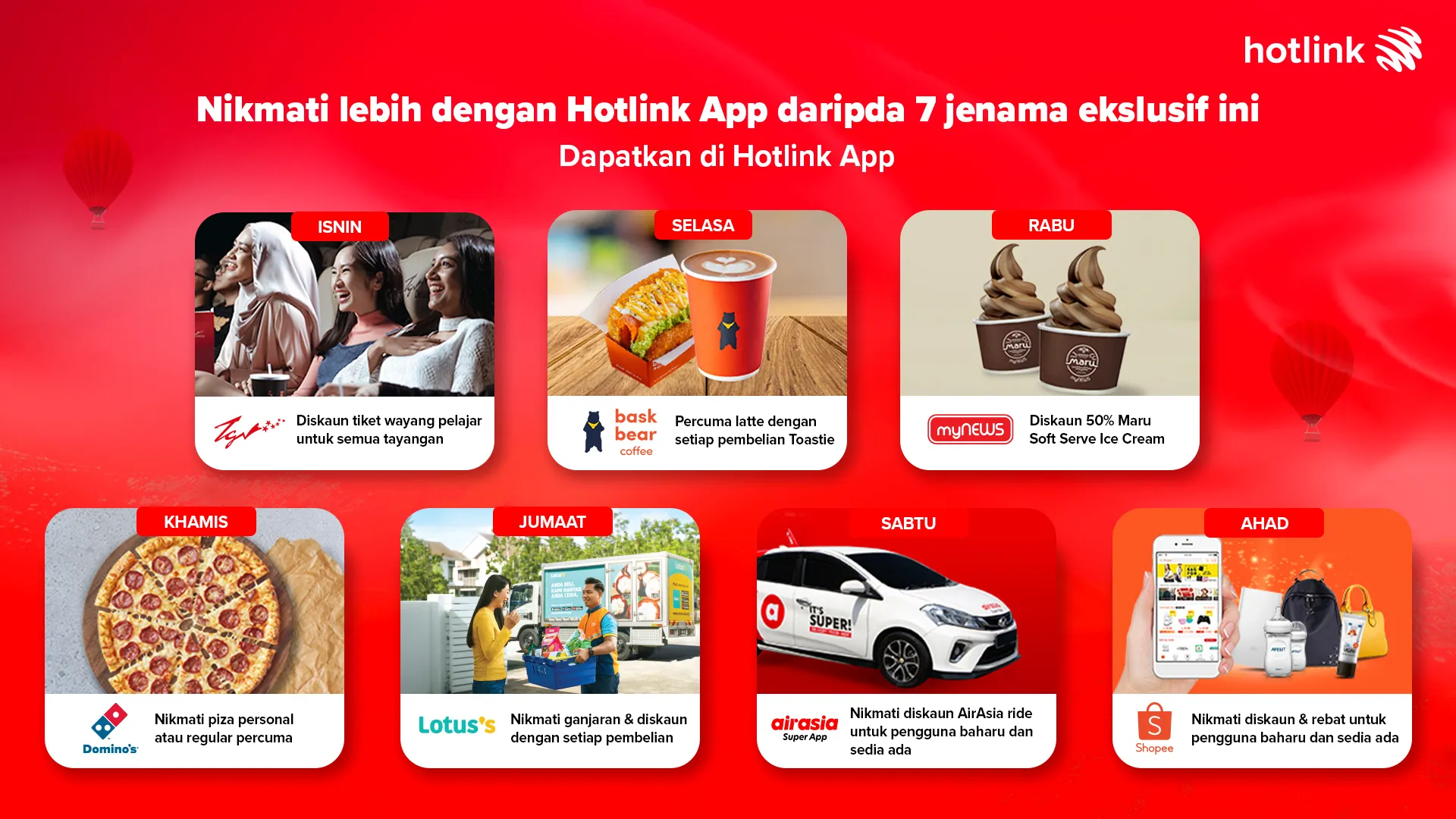 Hotlink perkenalkan ganjaran yang lebih menarik dan faedah eksklusif dengan tawaran rakan kongsi baharu