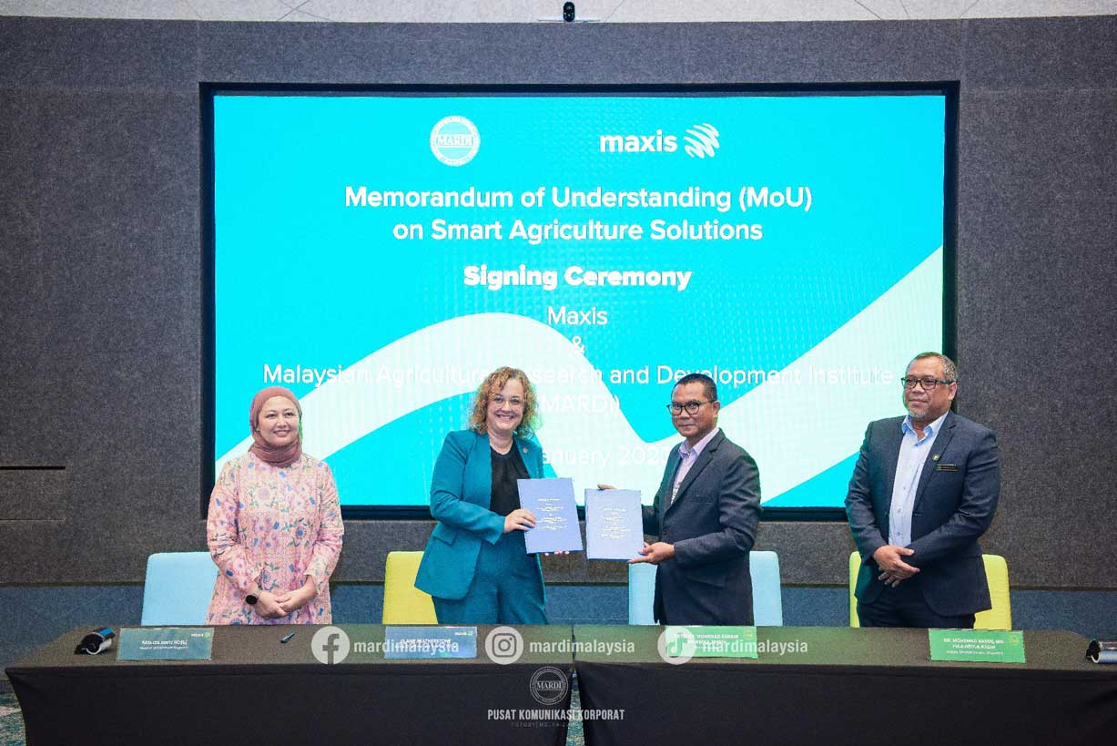 Maxis and MARDI in partnership to explore agricultural modernization