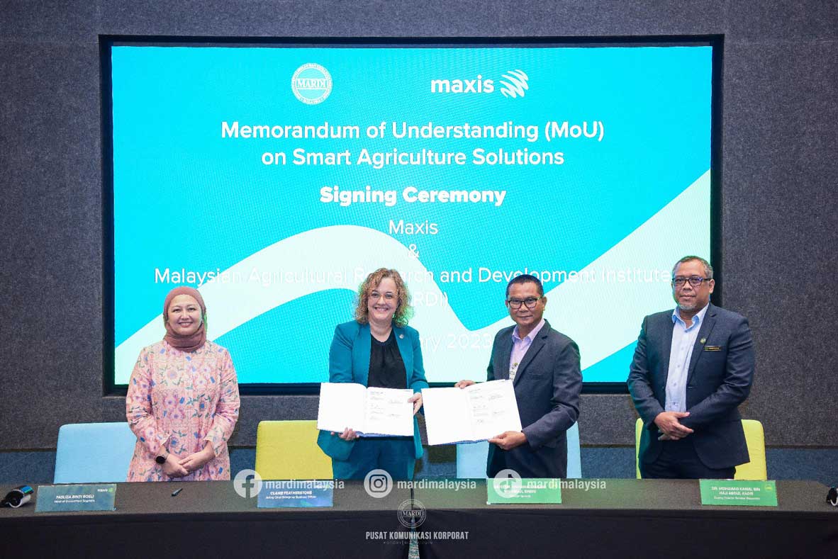 Maxis and MARDI in partnership to explore agricultural modernization