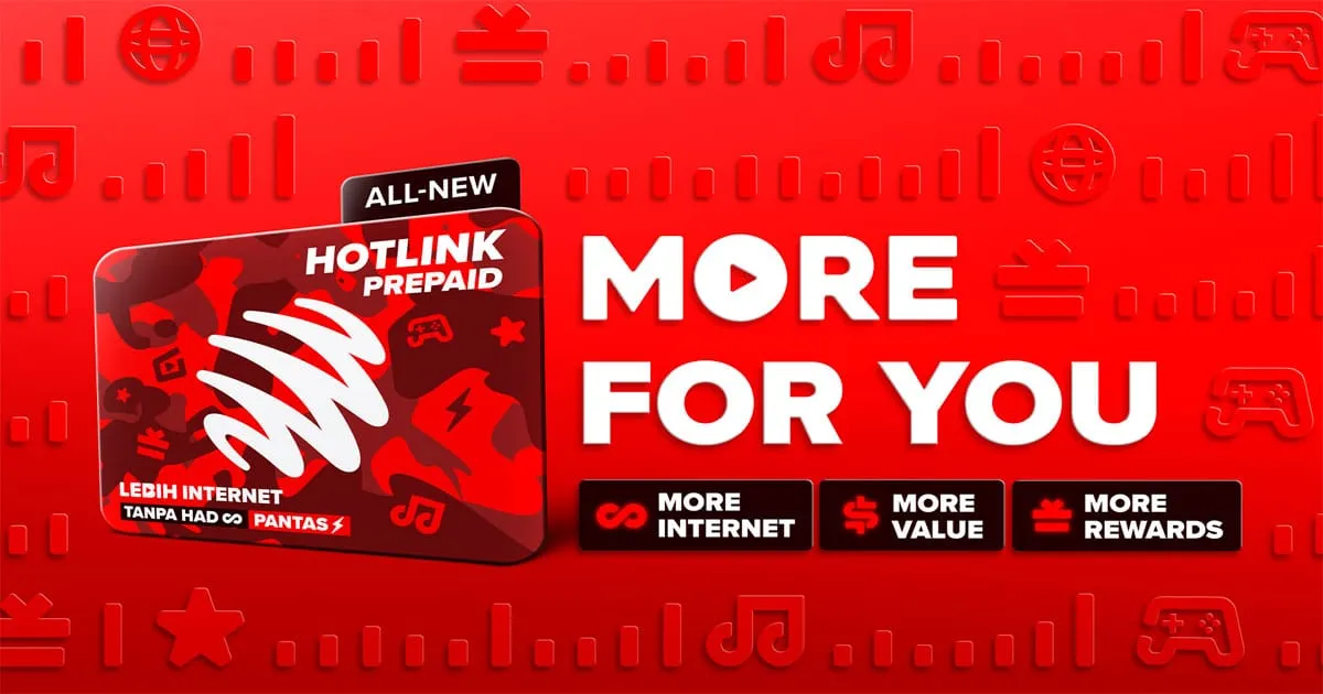 Hotlink introduces all-new complete prepaid plan with upgraded internet passes & cashback vouchers