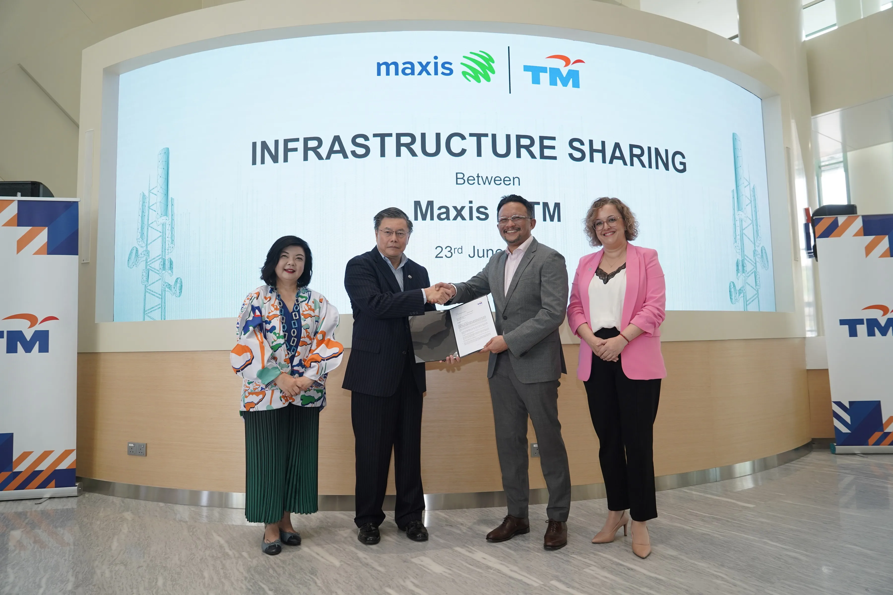 TM leverages Maxis’ infrastructure to drive enhanced mobile connectivity nationwide