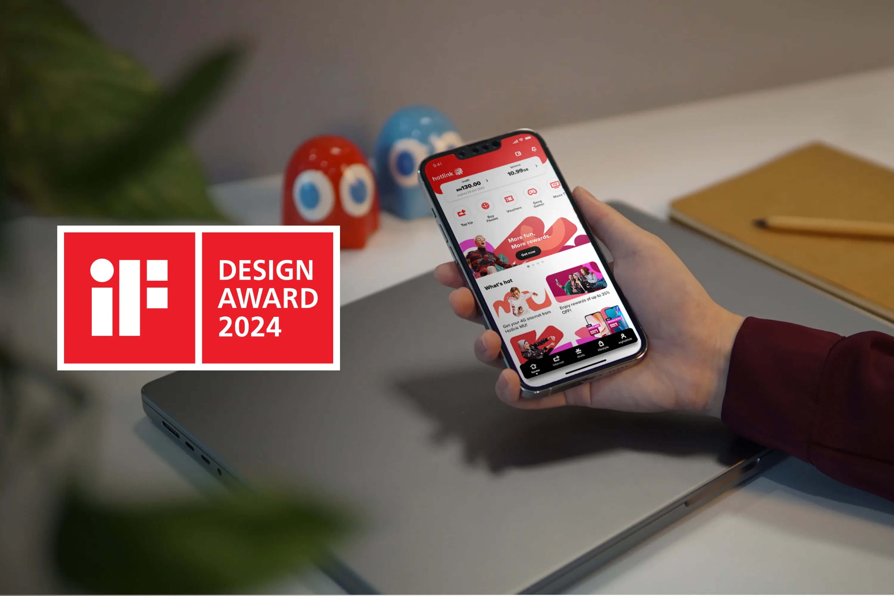 Maxis’ Hotlink mobile app wins prestigious international iF Design Award 2024