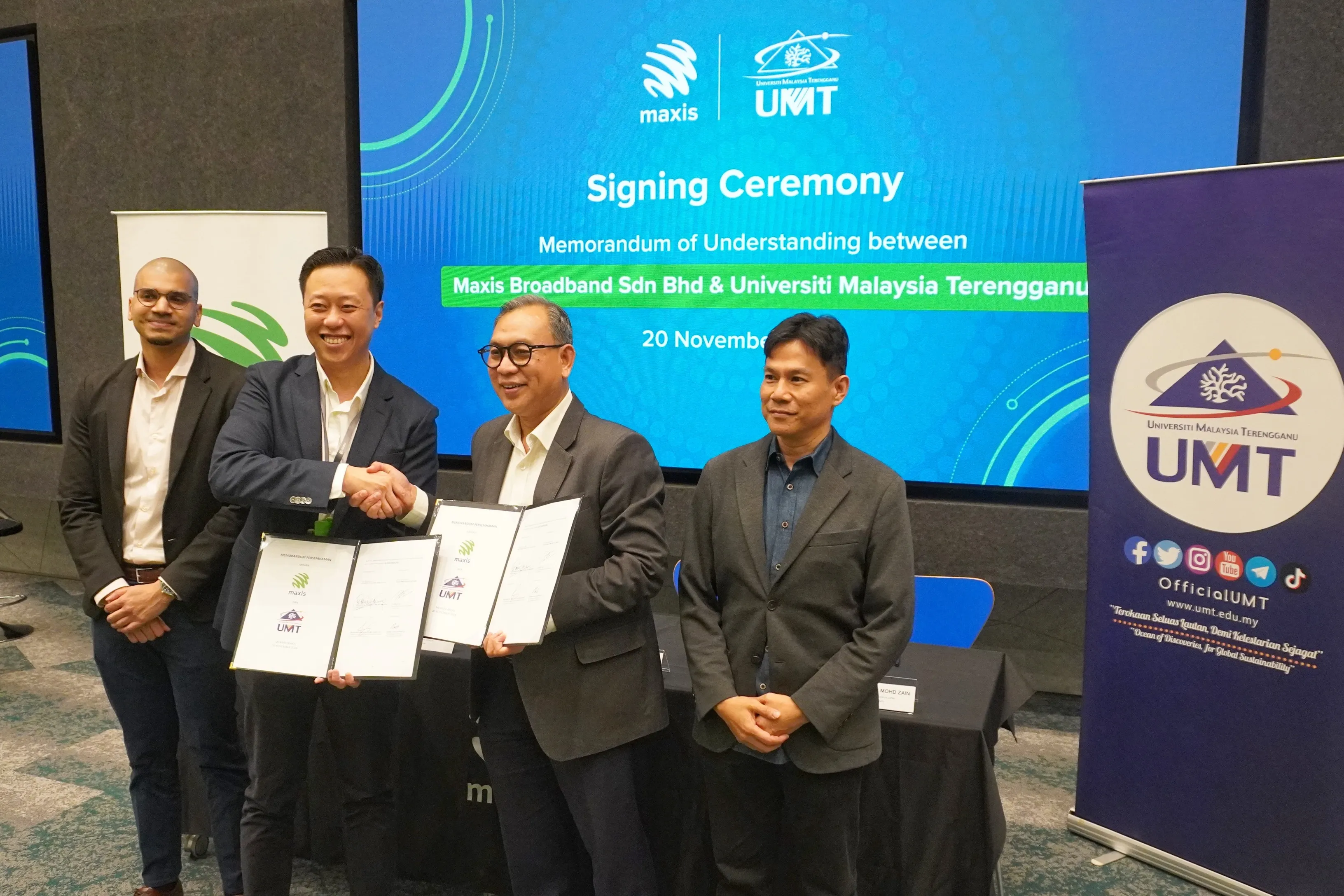 Maxis - UMT MoU Exchange Maxis - UMT MoU Exchange