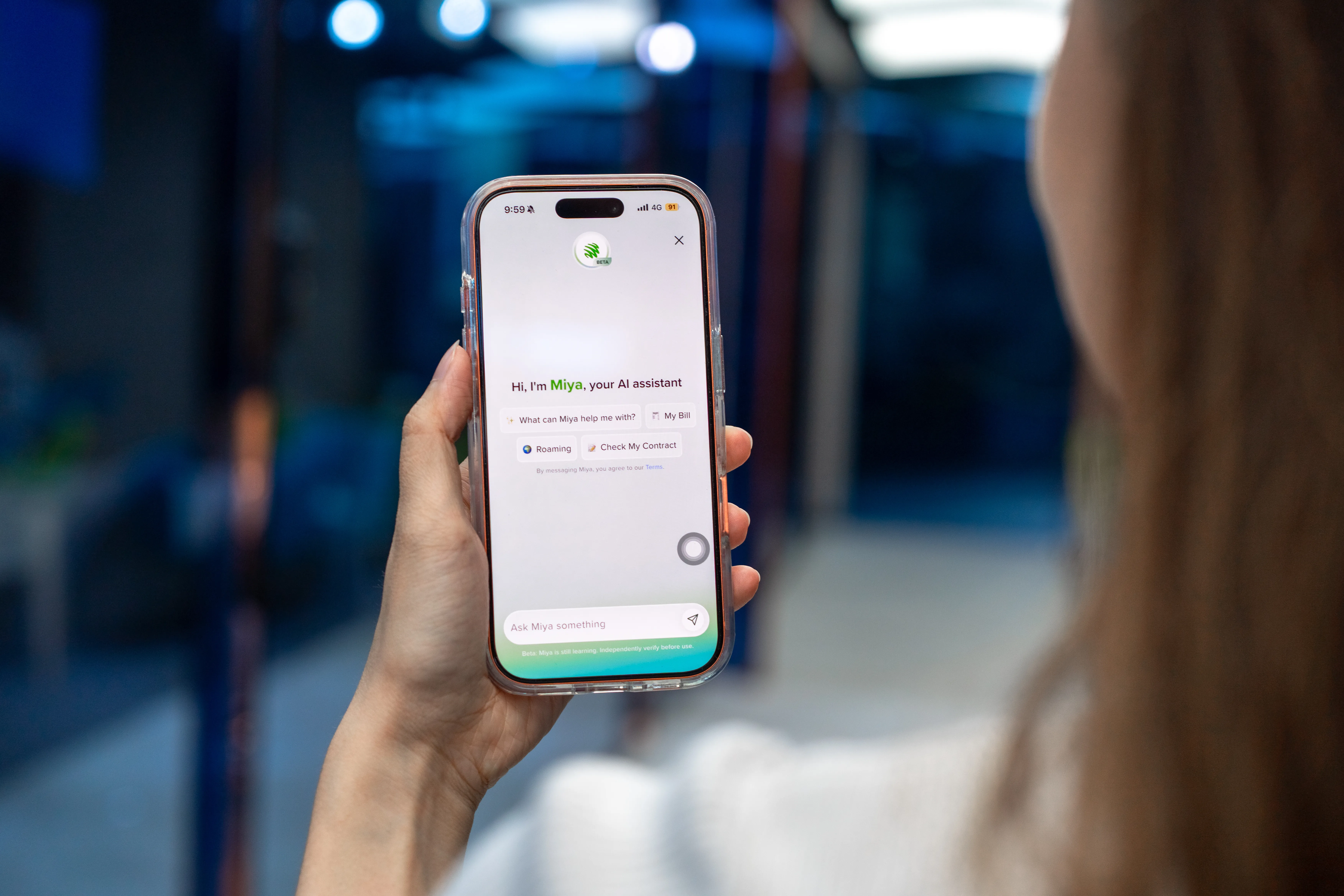 Miya is built using Google Cloud's Customer Engagement Suite