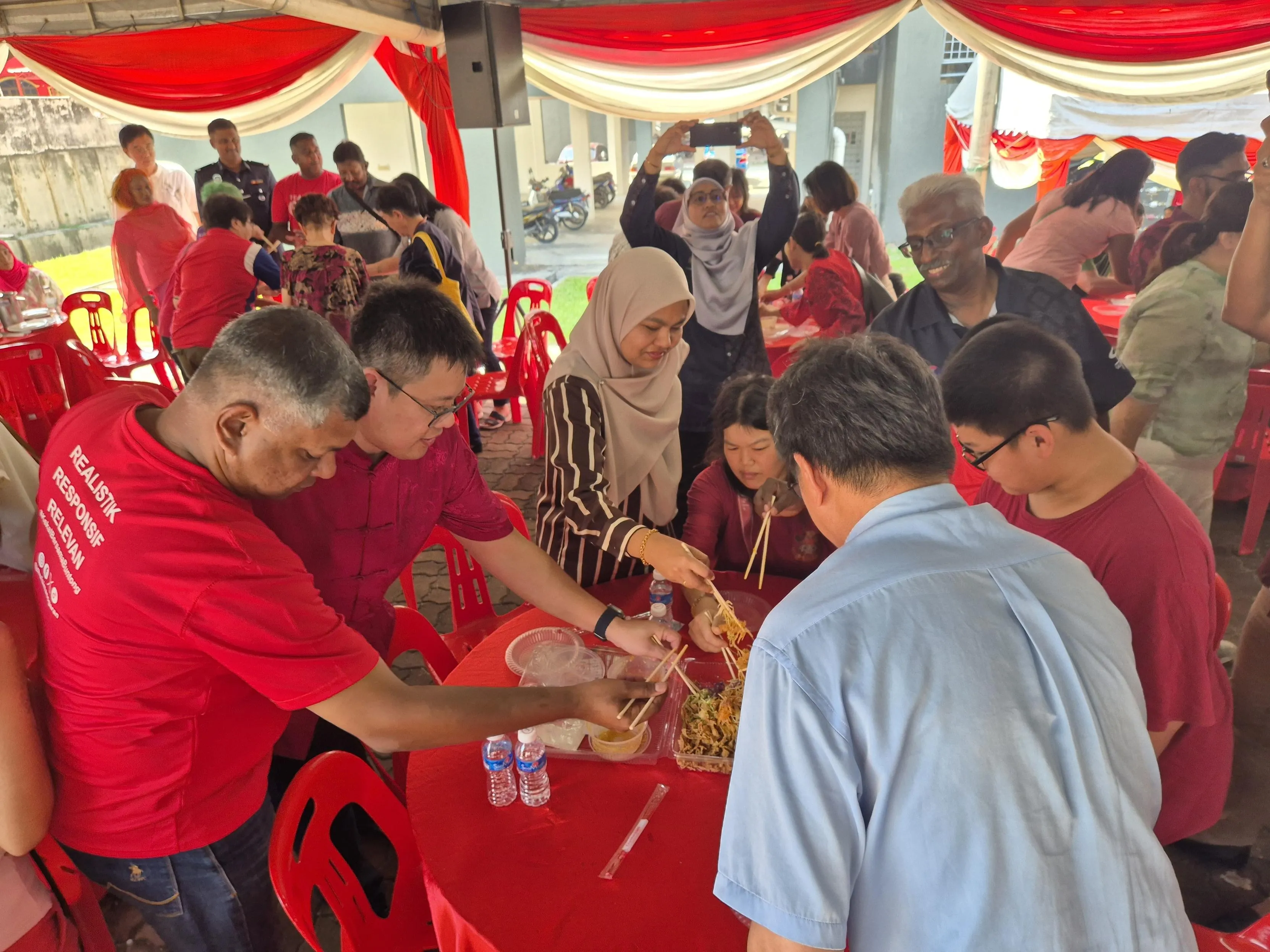 Maxis PPW Ceremony Yee Sang Session