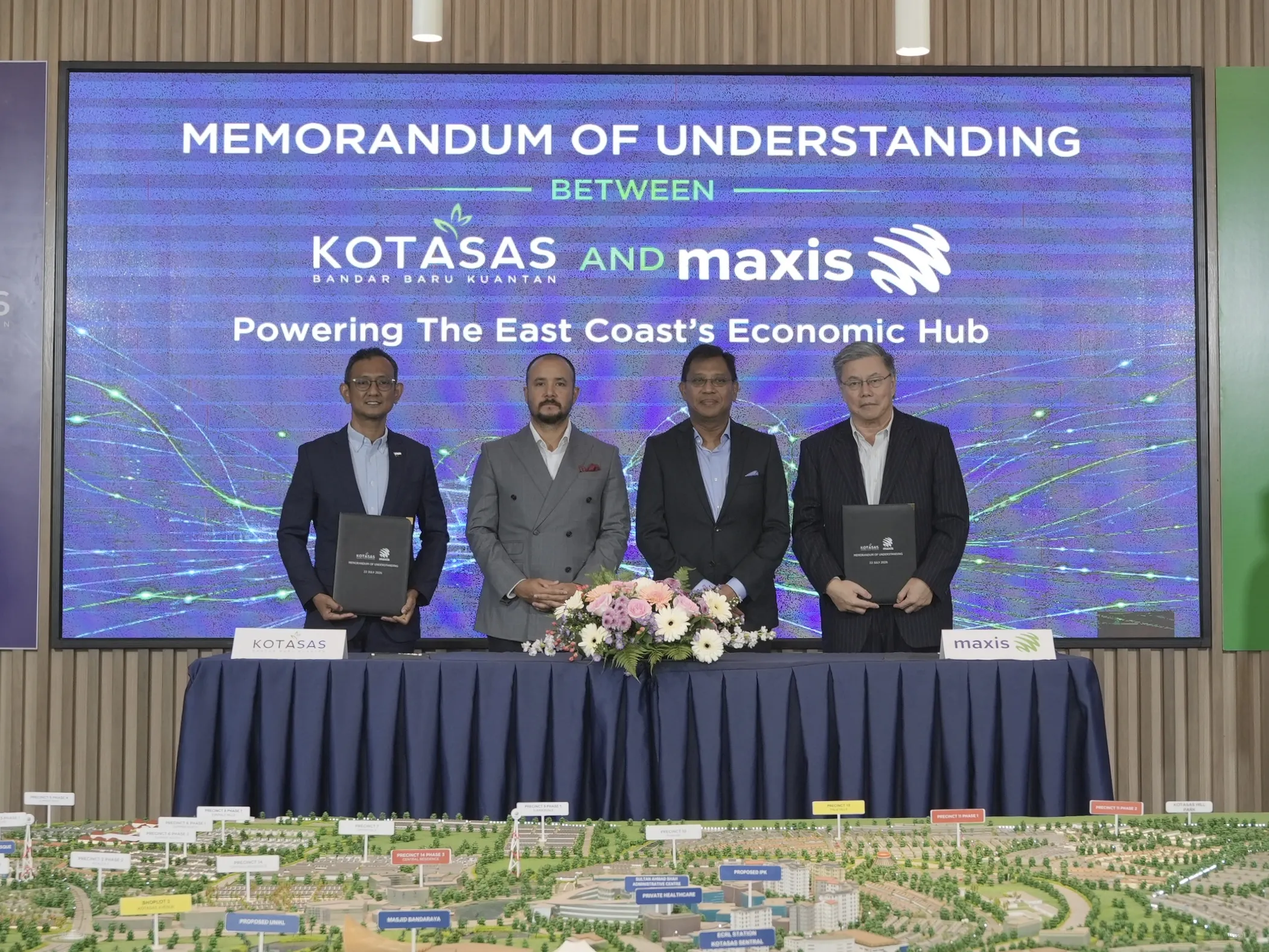 TMB and Maxis forge strategic partnership to advance KotaSAS as Pahang’s premier smart township