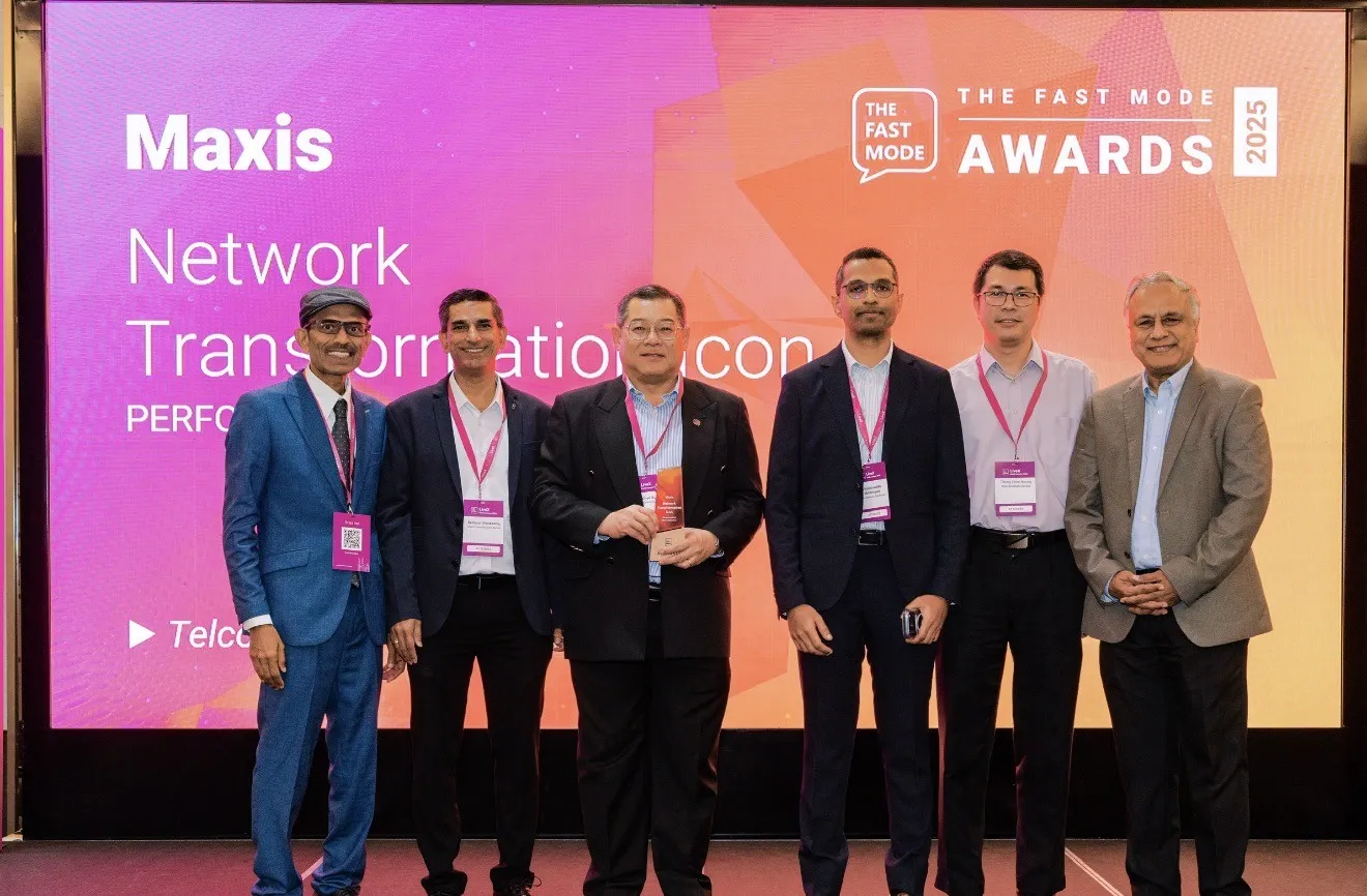Maxis recognised as Network Transformation Icon for Performance at The Fast Mode Awards 2025