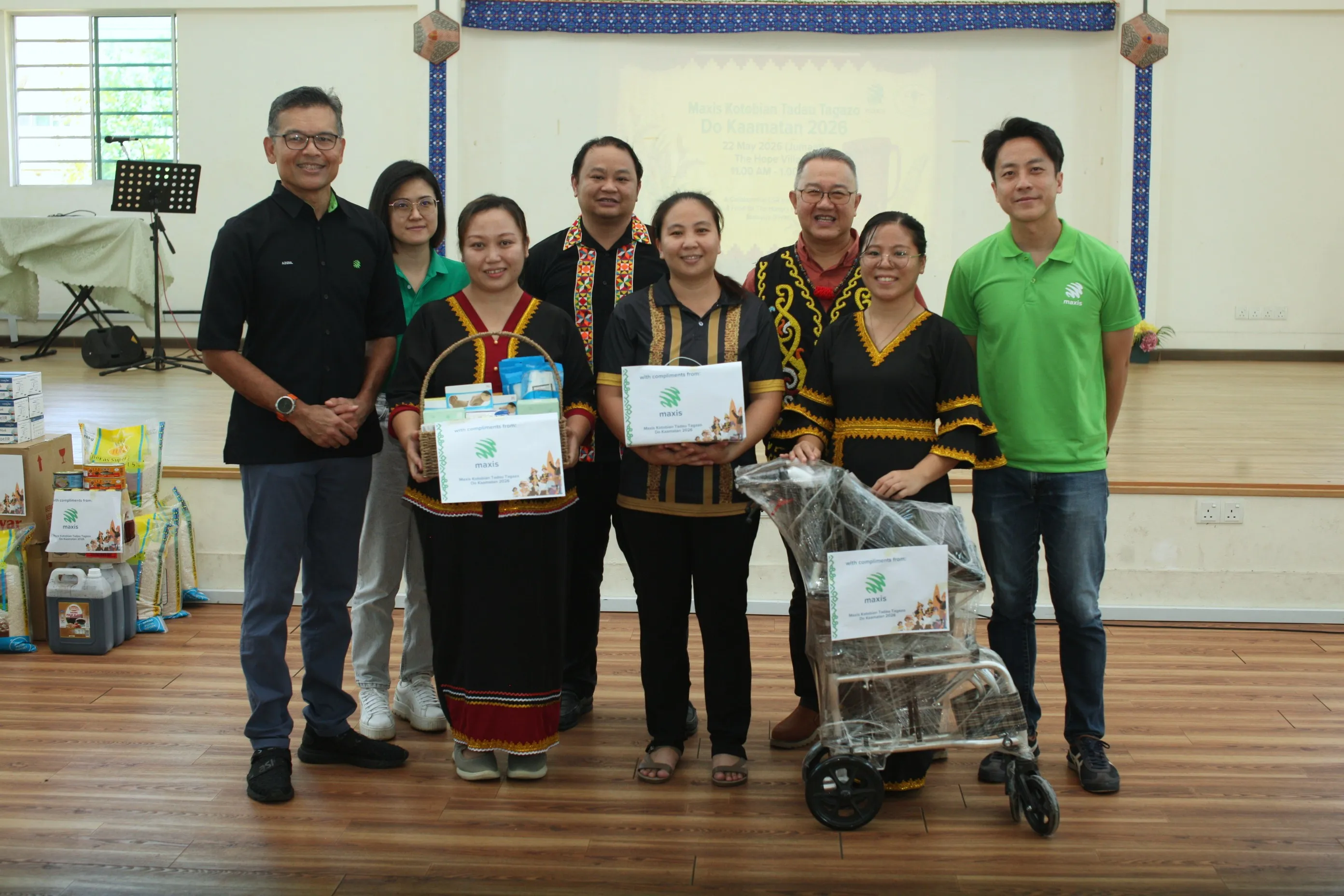 Maxis shares the spirit of Kaamatan