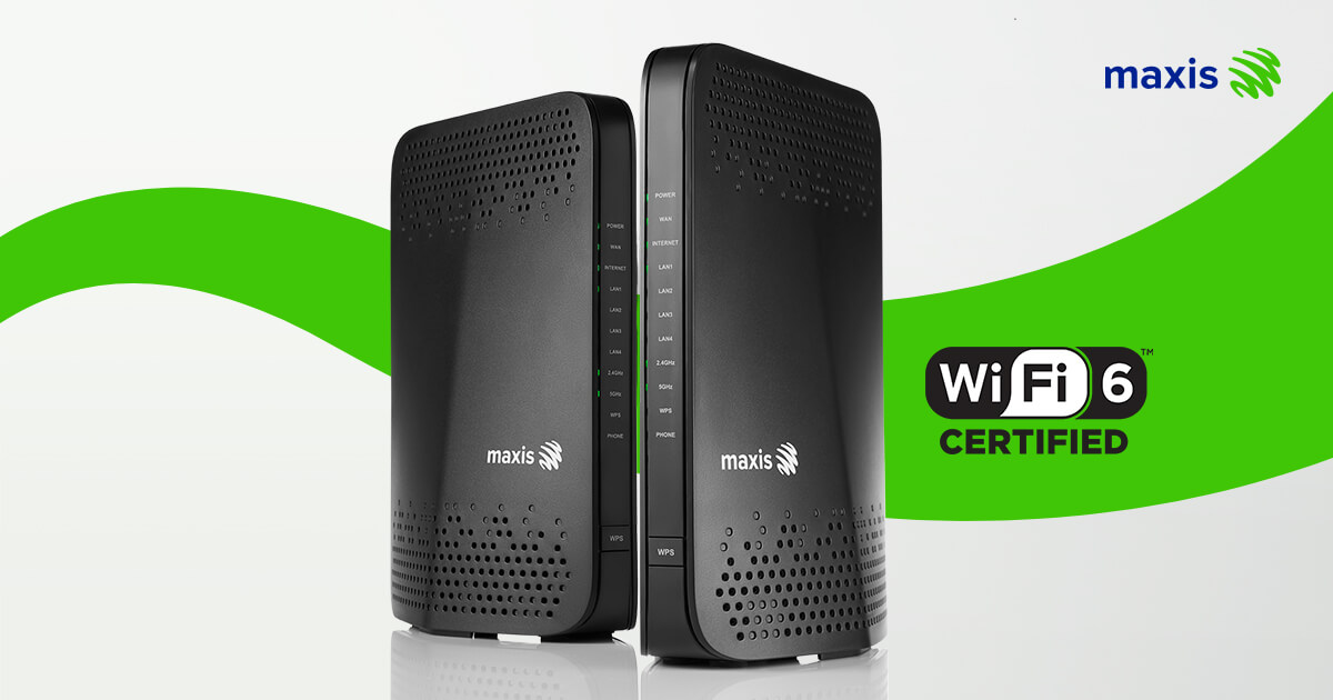 aisle Secretary alias Upgrade Your Wifi with WiFi 6 Certified Router Today | Maxis