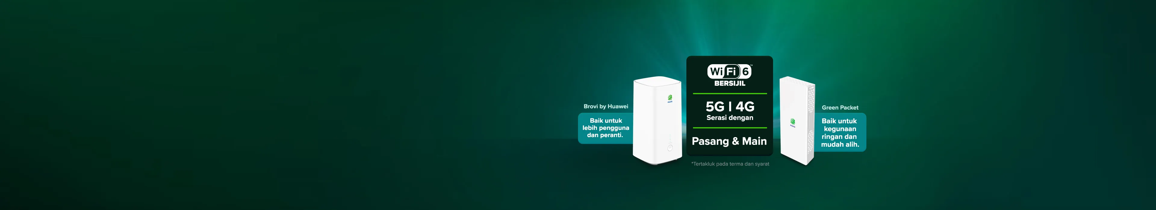 Experience instant WiFi at home or on-the-go