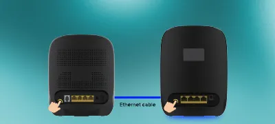Connect cable: Plug an Ethernet port cable into any LAN port on the back of the Tozed S200. Connect the other end to the LAN port on the WiFi Mesh W304M.