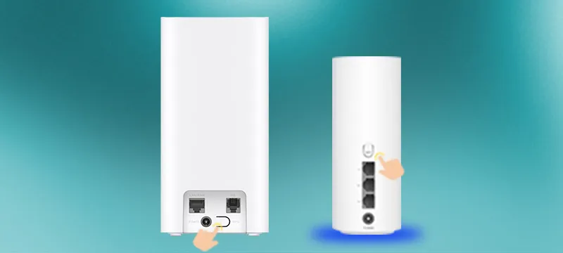 Sync: Single-press the WPS button (behind the device) of the Brovi H153 and WiFi Mesh 3+. Both the lights on the devices will flash quickly in sync.