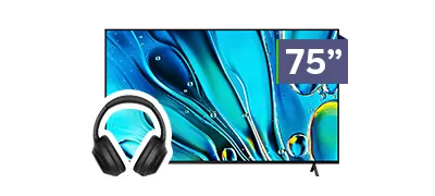 SONY 75 4K BRAVIA TV FREE Neckband Speaker