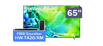 SAMSUNG 65 inch NEO QLED TV (Free Soundbar)
