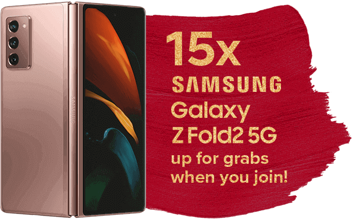 15x Samsung Galaxy Z Fold2 5G Giveaway