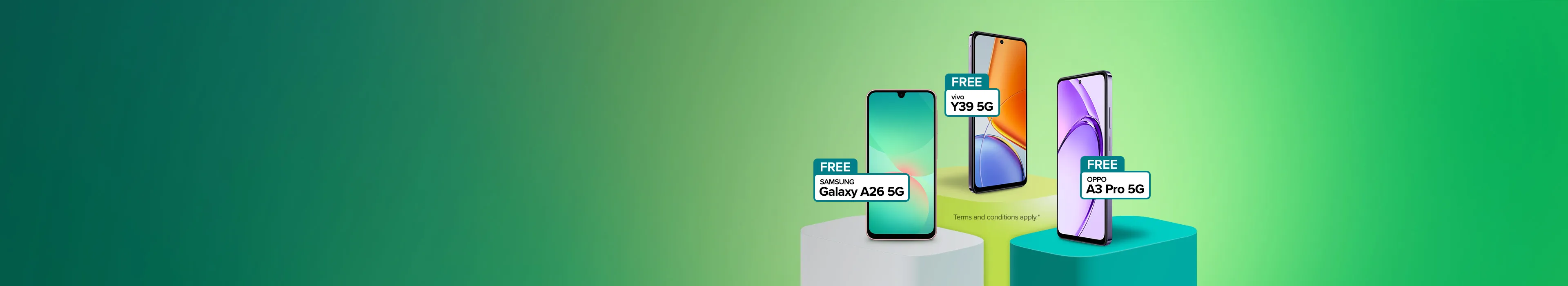Switch now and get a FREE 5G phone