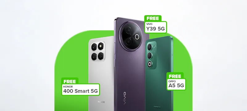 Switch now and get a FREE 5G phone