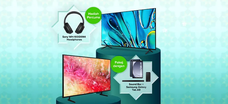 Raya Bergaya with Big Savings on Big TVs