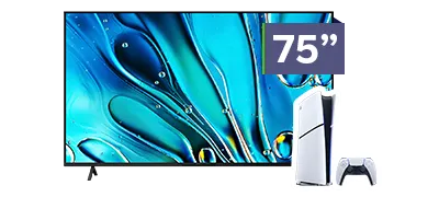 SONY 75 inch BRAVIA 4K TV with PS5