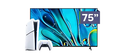 SONY 75 inch BRAVIA 4K TV with PS5