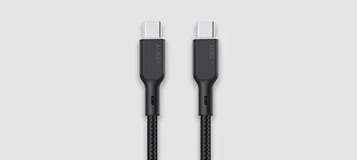 Aukey Circlet Blink 100W Aramid Fiber Core USB-C to USB-C Cable 1m Cable