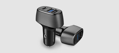 ROCKROSE Safari PQ2 42W PD + QC 3.0 3-Ports Car Charger