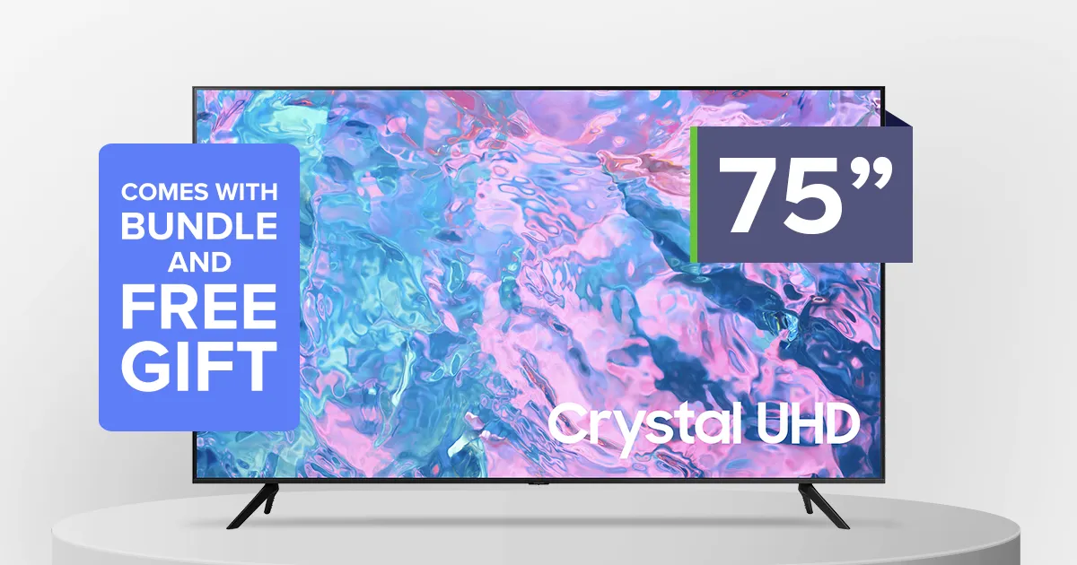 Samsung 75” 4K UHD Smart TV with Tizen